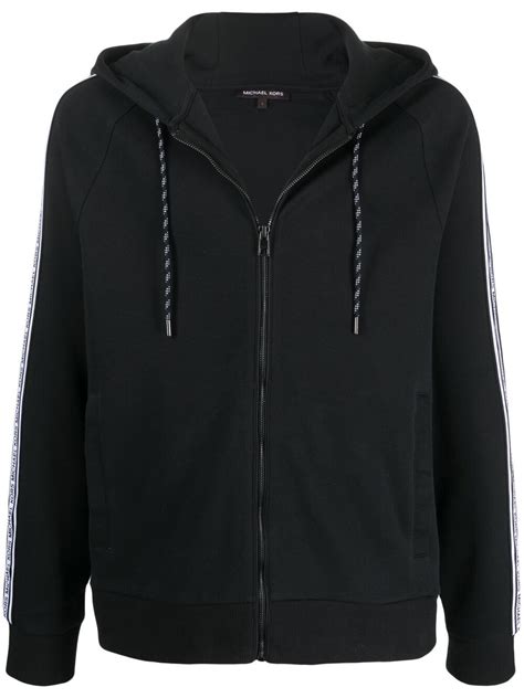 black michael kors zip up hoodie ross|farfetch Michael Kors hoodie.